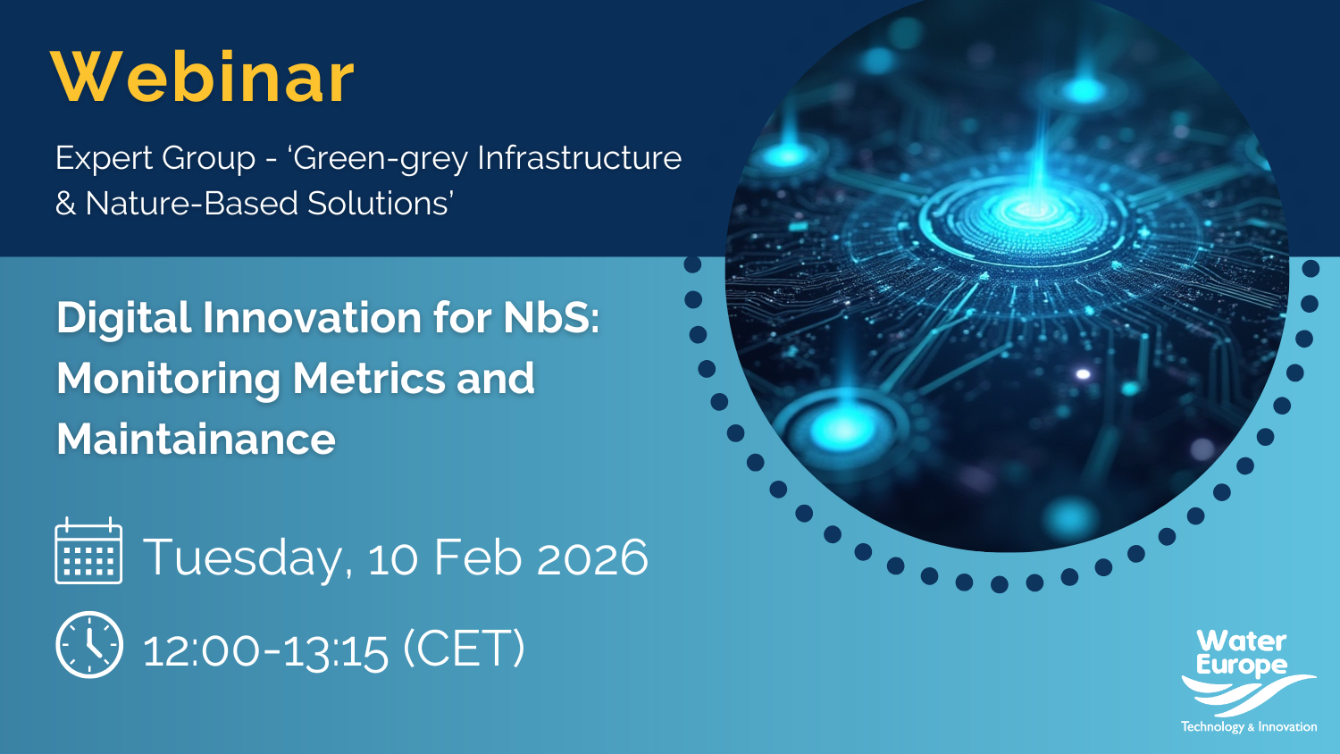 Webinar | Digital Innovation for NbS: Monitoring, Metrics, and Maintenance